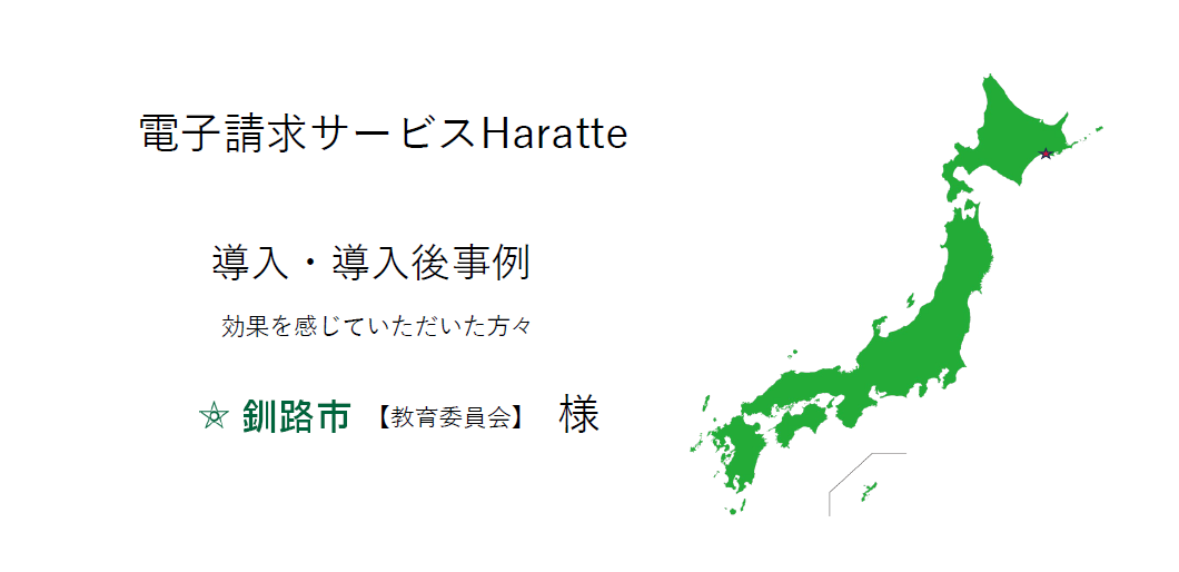 Haratte導入後事例（釧路市教育委員会様）の公表について